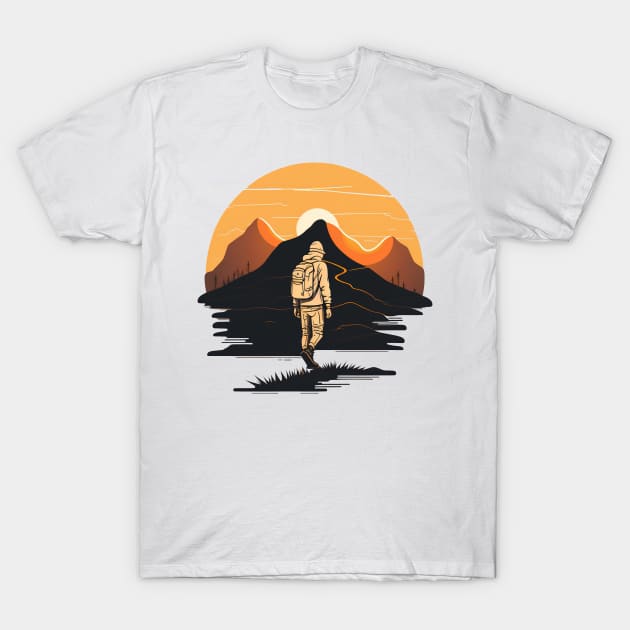 Yolo - Hiking T-Shirt by i2studio